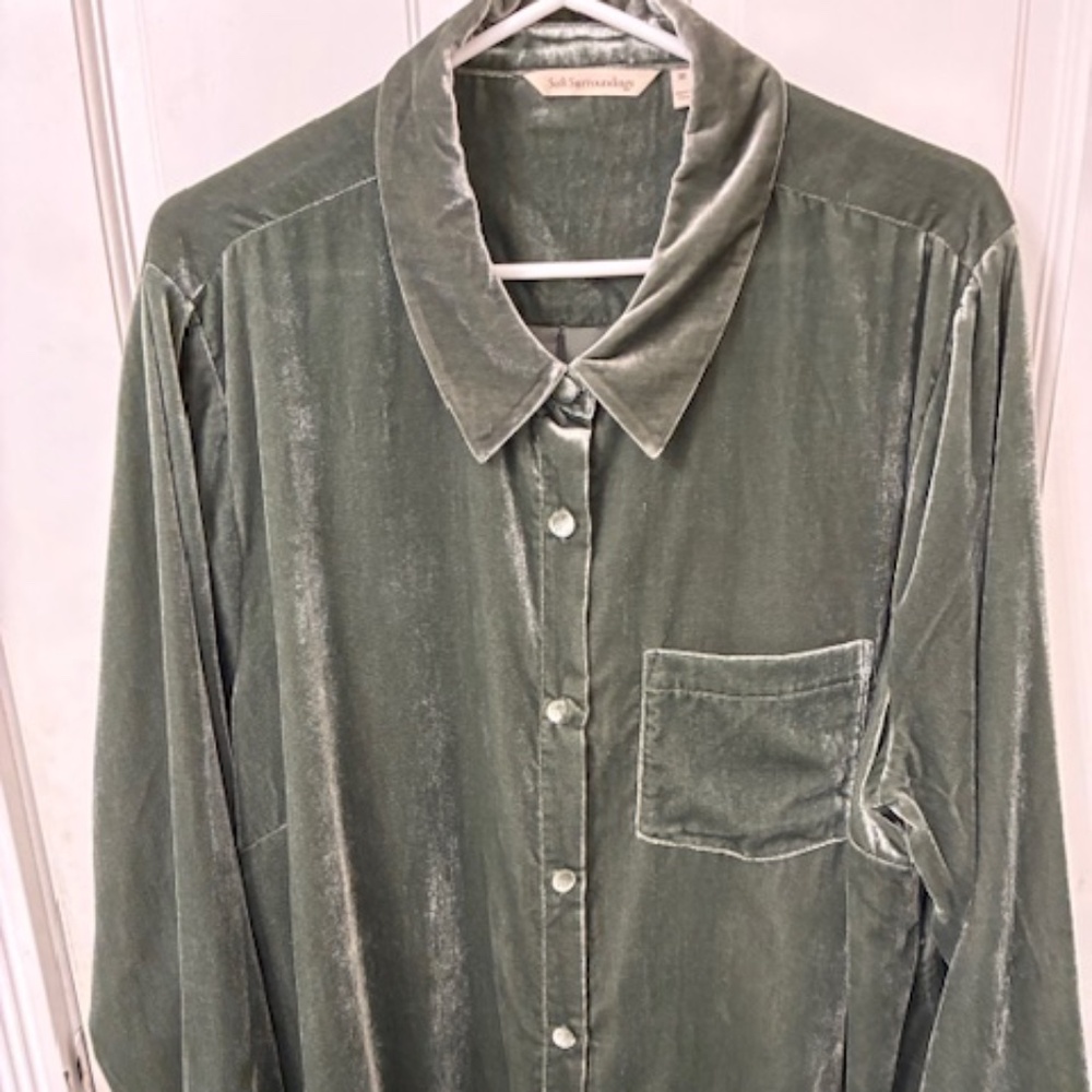 Soft Surround velour button down